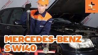 Hoe een schokbreker vooraan vervangen op een MERCEDESBENZ S W140 HANDLEIDING  AUTODOC [upl. by Yance625]