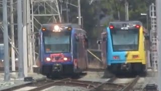 MTS Light Rail in San Diego CA [upl. by Notlad]