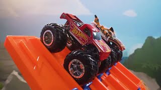 Epic Monster Ttruck Slime Jump  Hot Wheels Monster Trucks  Cartoon Network Asia [upl. by Iris747]