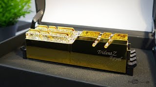 VLOG GSkill Trident Z Royal DDR4 3200mhz 16GB 8x2GB Unboxing amp Overview Ph [upl. by Ber434]