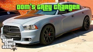 GTA 5  How to make Doms Grey Dodge Charger Fast amp Furious [upl. by Emylee]