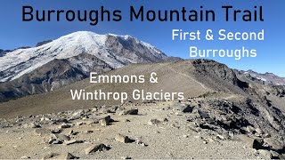 Burroughs Mountain Trail Stunning Views of the Emmons and Winthrop Glacier Washington State [upl. by Abramson7]