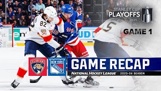 Gm 1 Panthers  Rangers 522  NHL Highlights  2024 Stanley Cup Playoffs [upl. by Tedric]