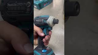 DTD171 Makita Impact Driver Show makitapowertools makita18v how hipower shorts [upl. by Hemetaf]