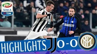 Juventus  Inter 00  Highlights  Giornata 16  Serie A TIM 201718 [upl. by Ayhdnas]