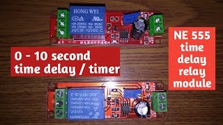 NE 555 time delay relay module टाइमर सर्किट कैसे बनाएंtimertimer switch [upl. by Enaht]