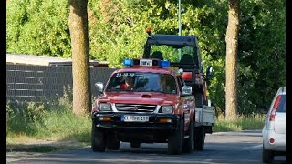 Moorbrand  FF Lastrup  FF Ramsloh  FF Lindern auf Einsatzfahrt [upl. by Puiia948]