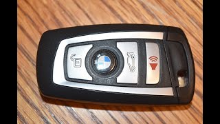 BMW Sport Models Key Fob battery change  3 Series 4 Series 5 Series [upl. by Keg]