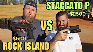 Staccato P VS Rock Island  Can A 600 Budget 2011 Beat A 2500 Staccato [upl. by Jonna664]