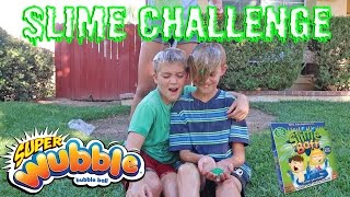 WUBBLE BUBBLE SLIME CHALLENGE [upl. by Oiliruam]