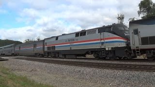 Amtrak 822 on LeftTrackRunning California Zephyr [upl. by Duleba]