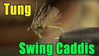 Tungsten Swing Caddis Fly Tying  Soft Hackle Emerger  Mike Mercer Fly Pattern [upl. by Nydia]