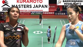 Gregoria Mariska Tunjung INA VS Ratchanok Intanon THA R16 Kumamoto Masters Japan Badminton 2024 [upl. by Machute590]