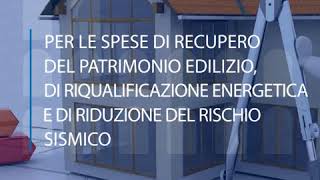 LE DETRAZIONI PER INTERVENTI DI RECUPERO EDILIZIO [upl. by Ariait]