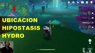 LOCALIZACIÓN UBICACION HIPOSTASIS HYDRO COMO LLEGAR A LA ENTRADA GENSHIN IMPACT 2023 ESPAÑOL [upl. by Letsyrhc]