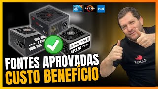 âœ…FONTES CUSTO BENEFÃCIO EM 2024 APROVADAS PELO TECLAB PARA SEU KIT XEON RYZEN OU INTEL CORE [upl. by Spenser]