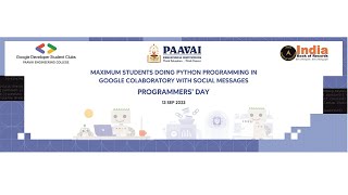 GDSC  Programmers Day [upl. by Jacinthe]