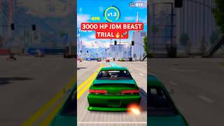 3000 HP JDM BEAST TRIAL shorts gaming viralvideo racing automobile jdm nissan drifting [upl. by Eimmelc214]