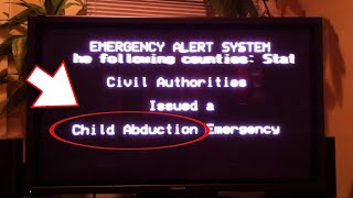 5 Scariest Amber Alerts Interruptions On TV [upl. by Airtina484]