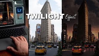 How to edit DAY into NIGHT using Lightroom MASKS amp CURVES [upl. by Llenwad]