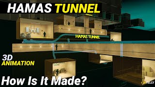 Hamas Tunnel How Is It Made tunnel israel gaza [upl. by Stearne]