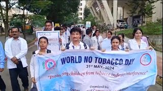 World Tobacco Day mi rally khailai kha Agartala govt Medical college ni students rok  Tripura news [upl. by Marleah]