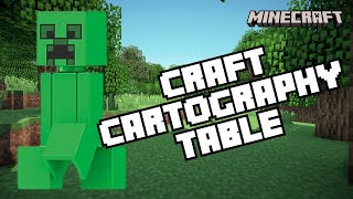 How to Craft Cartography Table on Minecraft 2024 [upl. by Anert931]