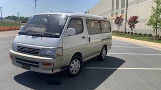 1995 Toyota HiAce Super Custom Living Saloon EX 1kzte Walk around [upl. by Klump973]