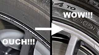 Tesla Model 3 DIY Curb Rash Repair Oops [upl. by Marx]