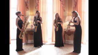 The Arrival of the Queen of Sheba by George Frideric Handel Marici Saxes  Saxophone quartet [upl. by Adnarahs69]