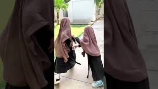 Kembaran Aisha French Khimar dari maslahaniqab 🥰 hijab hijabanak frenchkhimar [upl. by Erdnoid596]