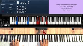 PYT Pretty Young Thing by Michael Jackson  Piano Tutorial [upl. by Nesila]