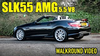 Mercedes SLK55 R172 55L V8  Walk Around Video [upl. by Akimal]