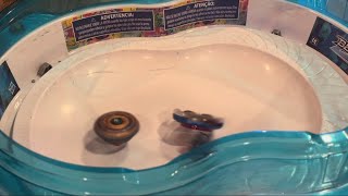 Drain Fafnir vs Nightmare Longinus  beyblade battles [upl. by Nertie]