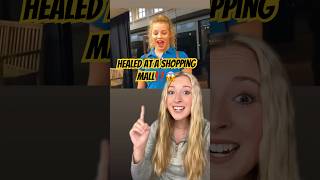 She Gets HEALED at a Shopping Mall😱 healing supernatural miracle prayer God shorts [upl. by Yetti393]