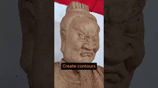 Traditional clay crafts shorts sculpture clayman [upl. by Silra491]