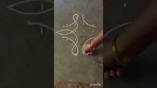 53 Friday easy rangoli vakitlomuggulu ampdesigns shortsviral shorstvideo youtubeshorts 🌹🌹 [upl. by Gintz]