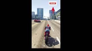 GTA 5 Crazy Ragdolls Red Spiderman VS Gorilla GTA 5 Euphoria Physics Funny Moments amp Fails shorts [upl. by Anawed603]