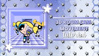 3D ROOM CAM MOVEMENT  ALIGHT MOTION TUTORIAL 🌺 [upl. by Elleinnad]