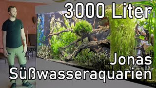 Jonas XXL Aquarien  Professionelle Aquarien und PflegeTour Süßwasser [upl. by Sone944]