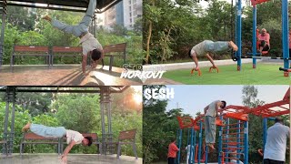 Calisthenics Workout in Local Park  Pune [upl. by Sivrat552]