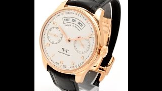 IWC Portugieser Jahreskalender Ref IW503504 7795 [upl. by Glogau970]