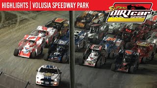 Super DIRTcar Series Big Block Modifieds Volusia Speedway Park February 18 2022  HIGHLIGHTS [upl. by Yssirhc]