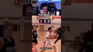 I felt this block through the screen😂😳viralvideo basketballhighlights basketball reaction [upl. by Farrison]