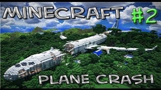 Minecraft Adventure Map  The Plane Crash  wSquid amp Paul  Part 2 [upl. by Gustie]