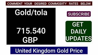 BEST GOLD PRICE IN UK TODAY 03 AUGUST 2024 [upl. by Cranford]