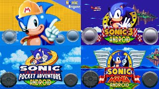 3 New Sonic Fan Games On Android [upl. by Ardith122]