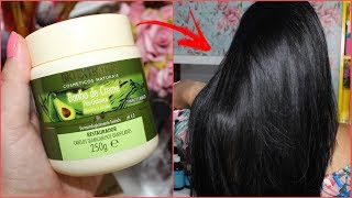 Crescimento e Nutrição Capilar  Banho de Creme Abacate e Jojoba Bio Extratus [upl. by Nemraciram]