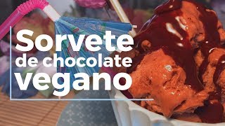 SORVETE DE CHOCOLATE VEGANO  VEGGUI [upl. by Pratt]