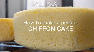 Perfect CHIFFON CAKE  Gaely Cake [upl. by Sakhuja]